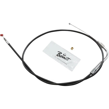 Barnett Replacement Throttle/Idle Cables - Stock / Idle / Black (00-05 FXD) - Hand/Foot Components